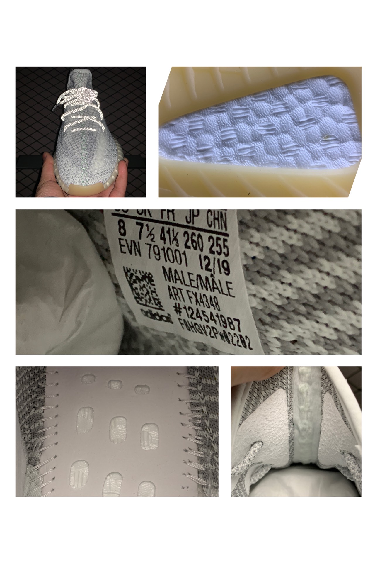 Adidas 阿迪达斯 Yeezy Boost 350V2 椰子新配色 FV3250 天使 质量随便秒杀世面胡吹乱造卖文案的伪纯原 8