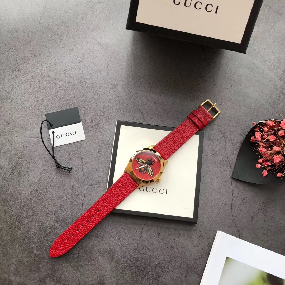 Gucci 古驰蜜蜂和蝴蝶 ，非常特别的女表