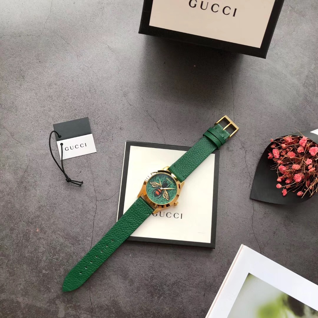 Gucci 古驰蜜蜂和蝴蝶 ，非常特别的女表