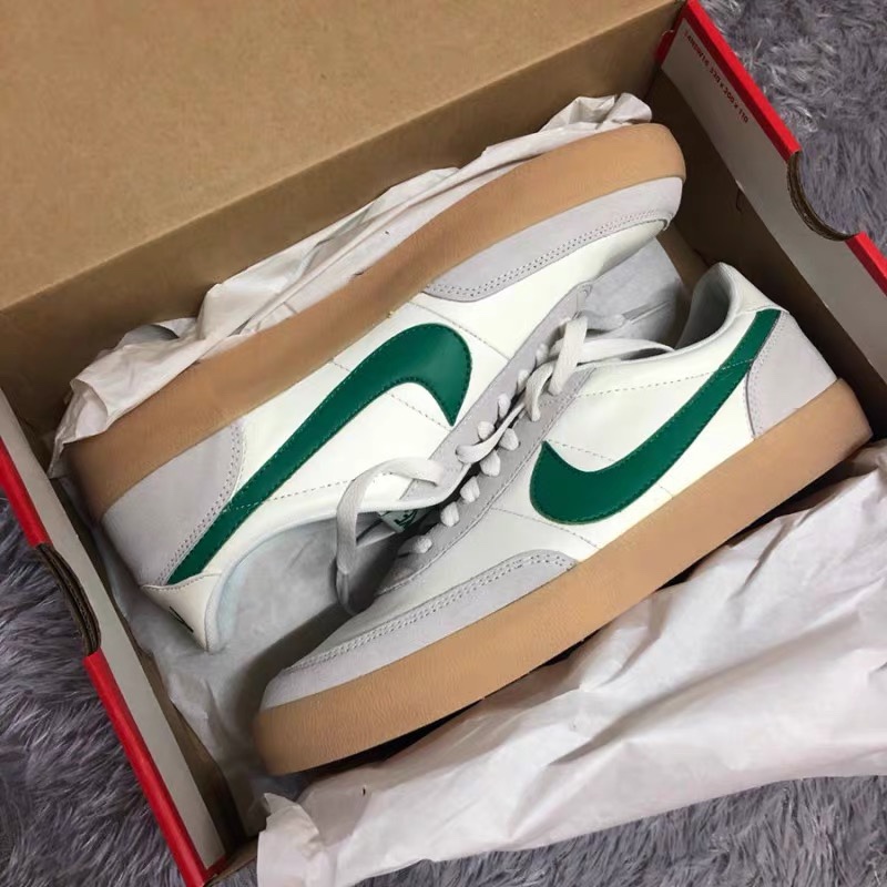 130 J.Crew x Nike 联名 Killshot II Leather  采用米白色皮革制作鞋身 432997-107