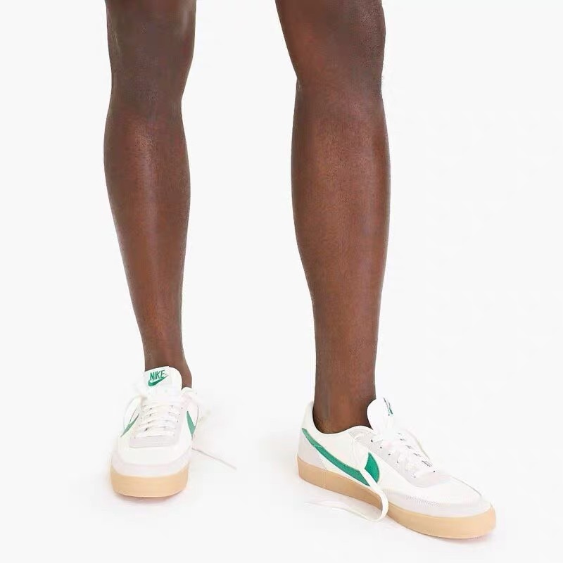 130 J.Crew x Nike 联名 Killshot II Leather  采用米白色皮革制作鞋身 432997-107