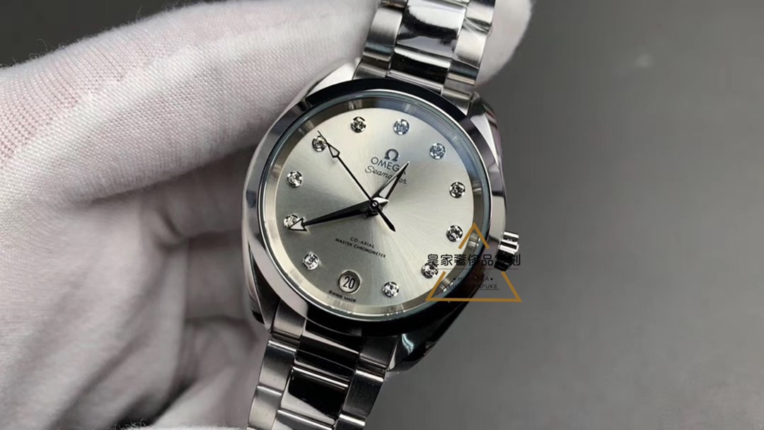 Omega 欧米茄海马女款150腕表，用钻石代替时间的腕表，都不差