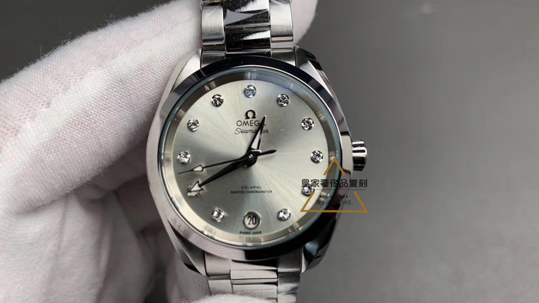 Omega 欧米茄海马女款150腕表，用钻石代替时间的腕表，都不差