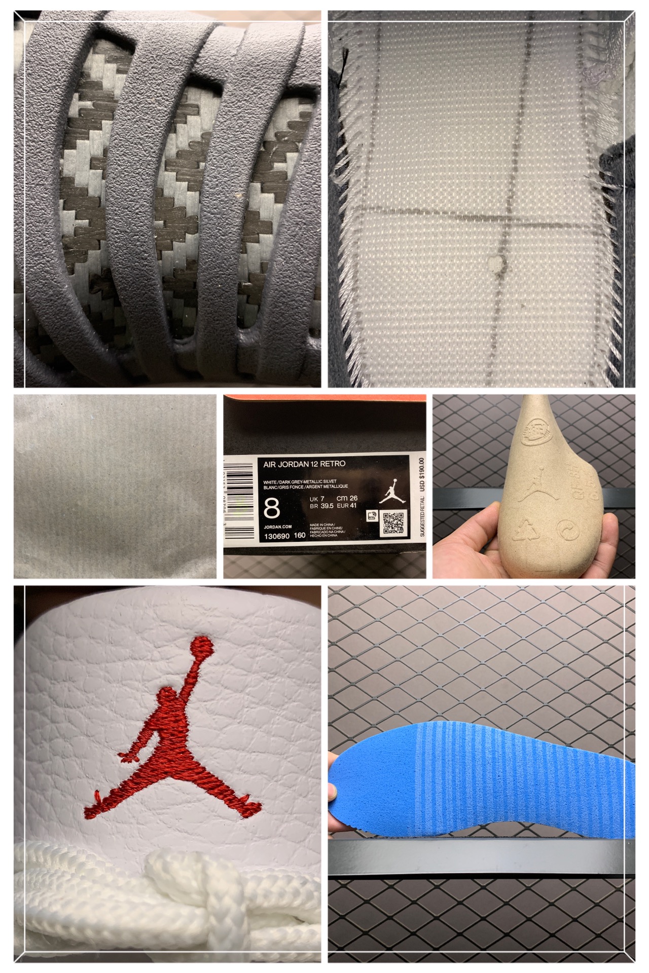 290  Air Jordan 12 ” Dark Grey ” AJ12乔12 灰狼深灰 130690-160 男子文化篮球鞋