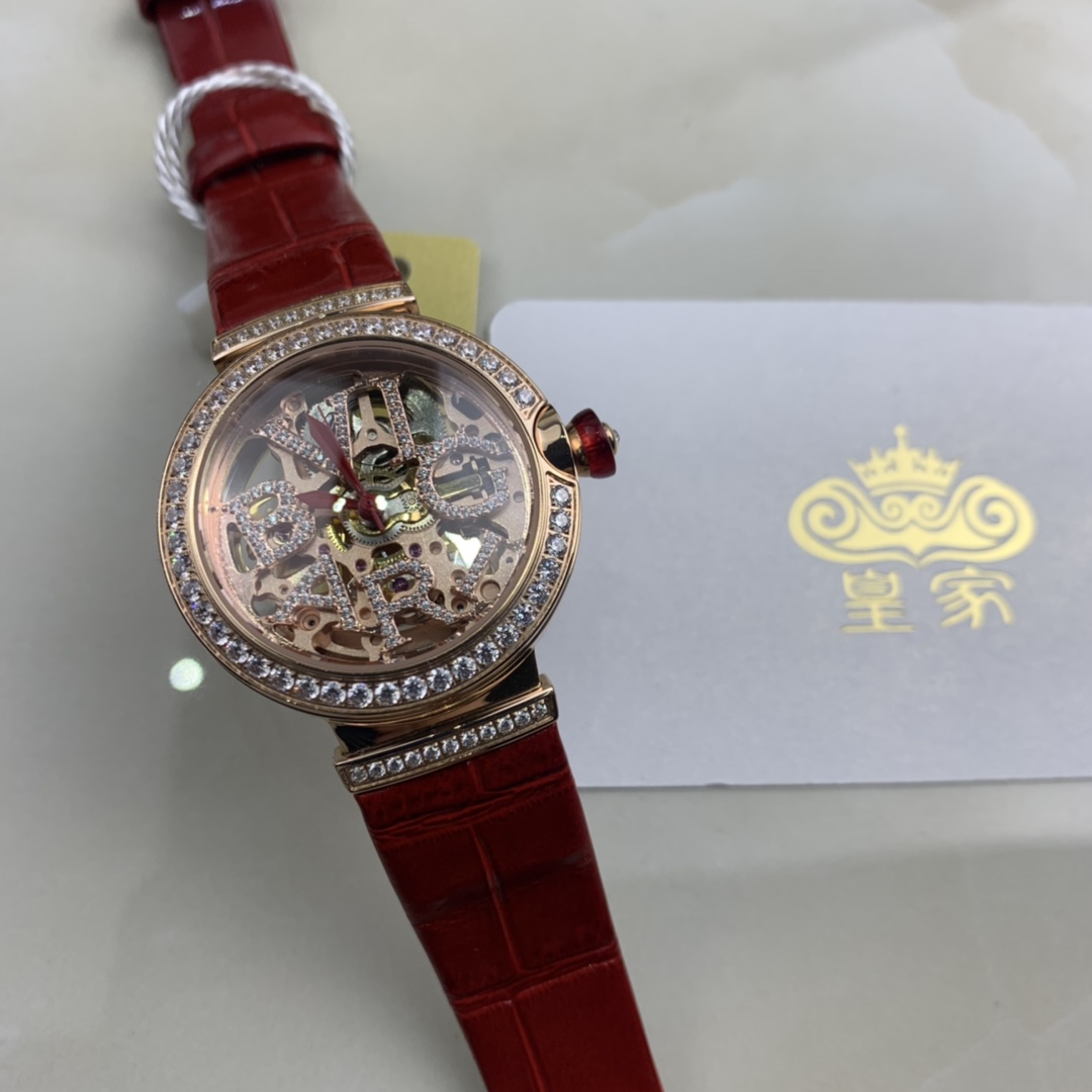 Bvlgari 皇家 宝格丽女款镂空机械腕表