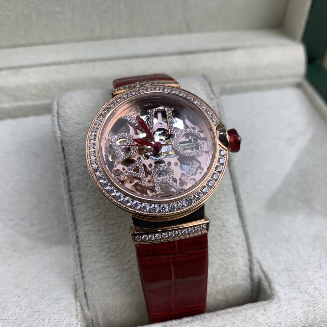 Bvlgari 皇家 宝格丽女款镂空机械腕表