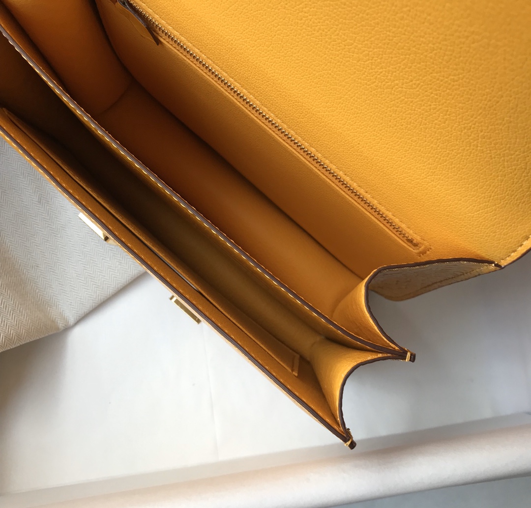 Hermès Constance 18 Crocodile Amber Shoulder Bag with Gold Hardware 10 i1577524292 9019 8