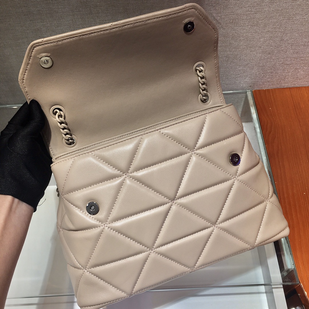 PRADA普拉达进口小羊皮肩背包1BD231