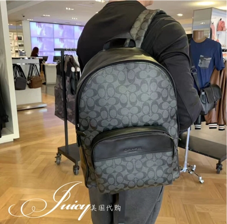 Coach COACH蔻驰男士双肩背包72483 旅游休闲非常实用，大空间 尺寸约:32*15*43cm