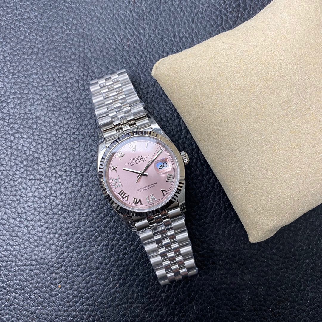 Rolex 劳力士日志系列36尺寸粉红的少女