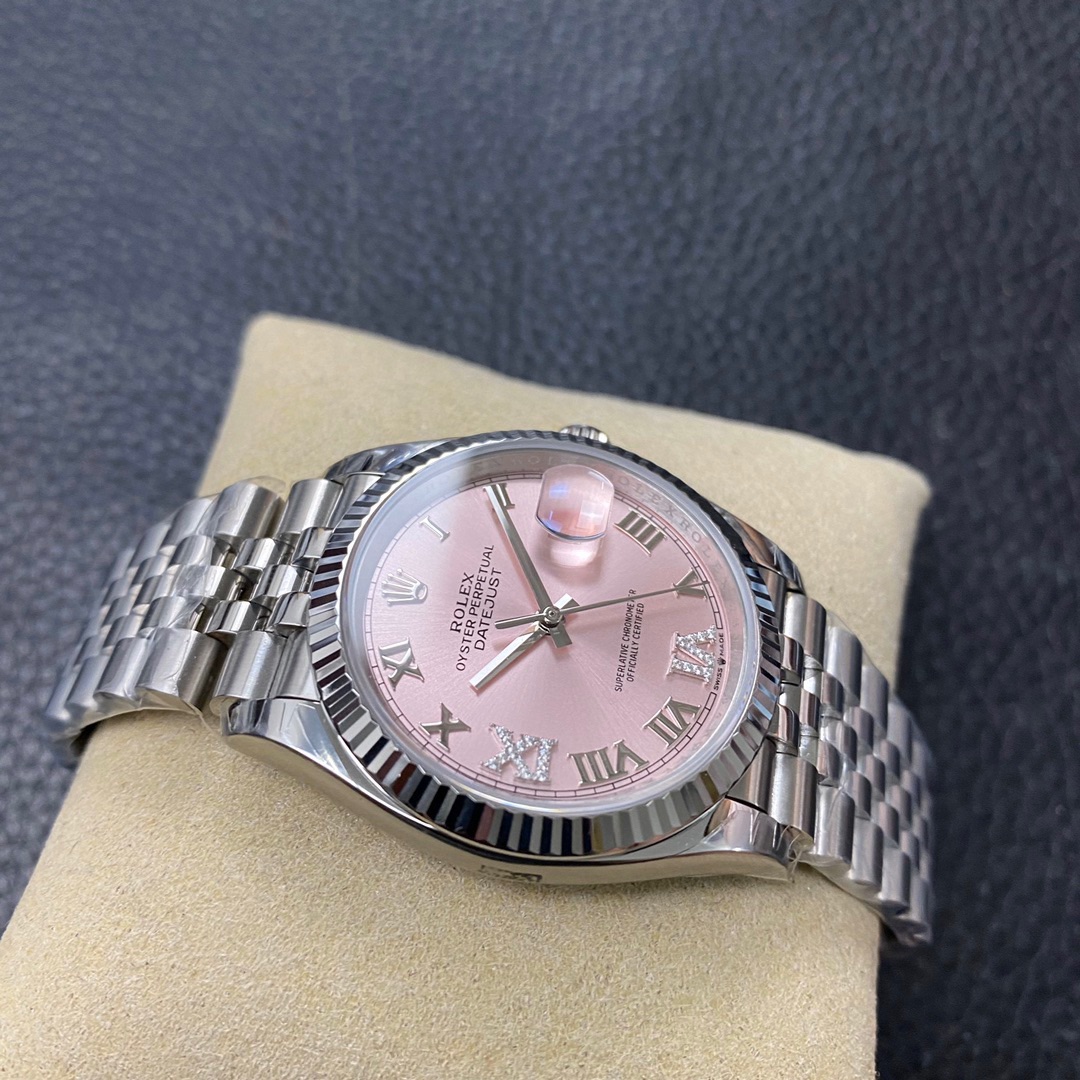 Rolex 劳力士日志系列36尺寸粉红的少女
