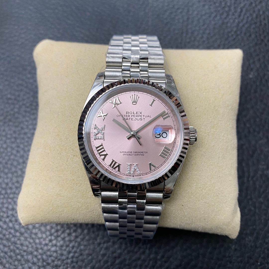 Rolex 劳力士日志系列36尺寸粉红的少女