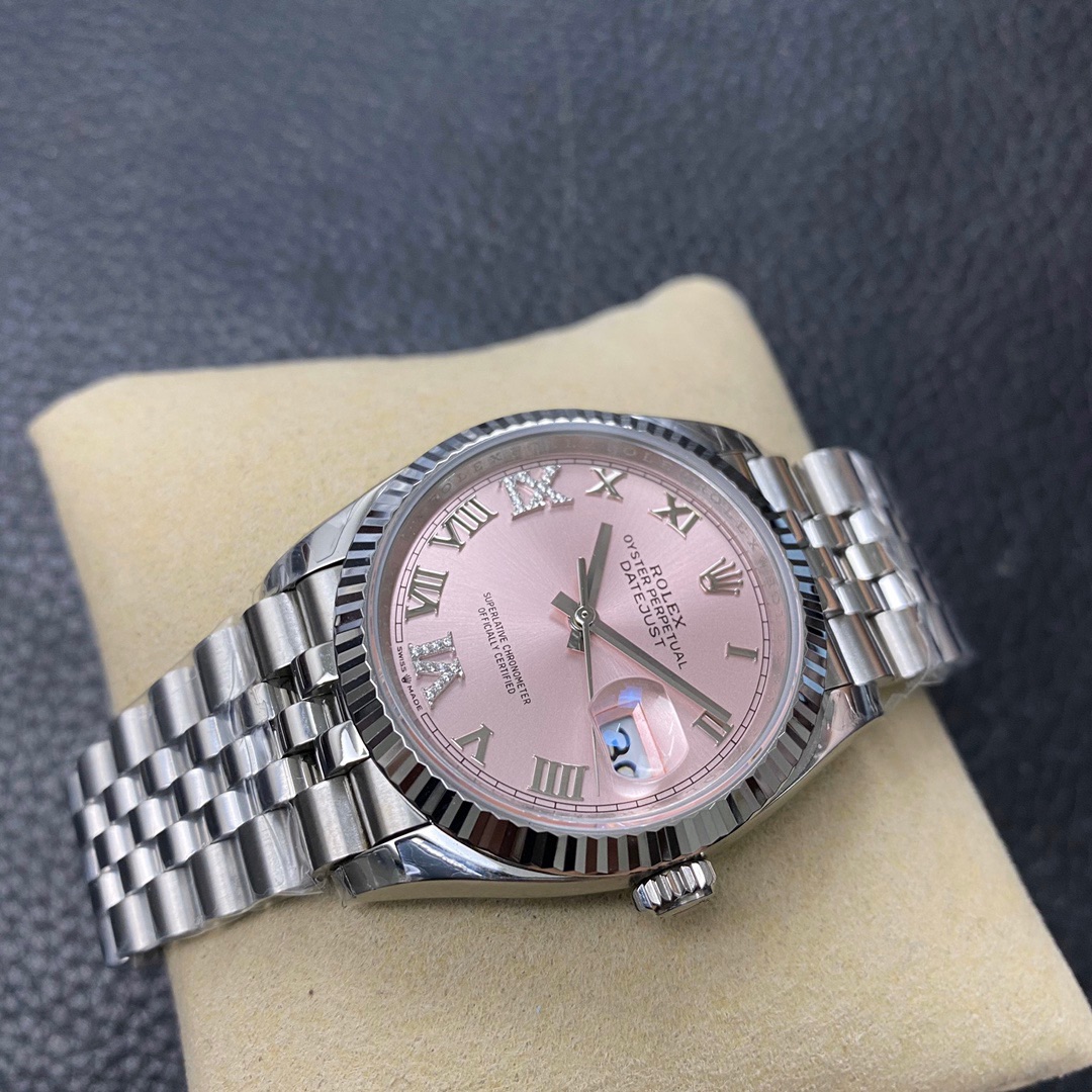 Rolex 劳力士日志系列36尺寸粉红的少女
