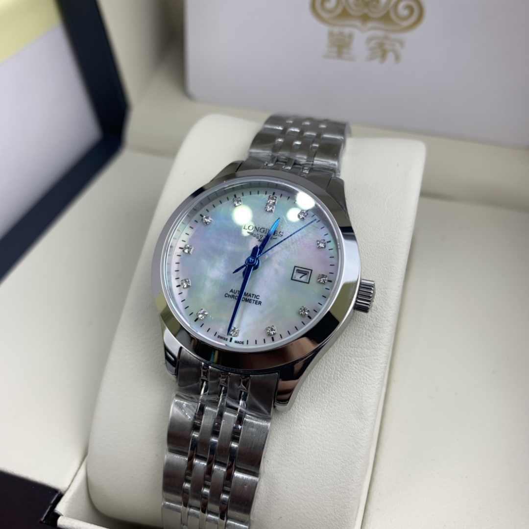 Longines 皇家 浪琴小尺寸贝壳面女表