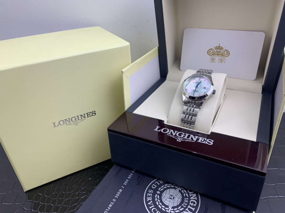 Longines 皇家 浪琴小尺寸贝壳面女表