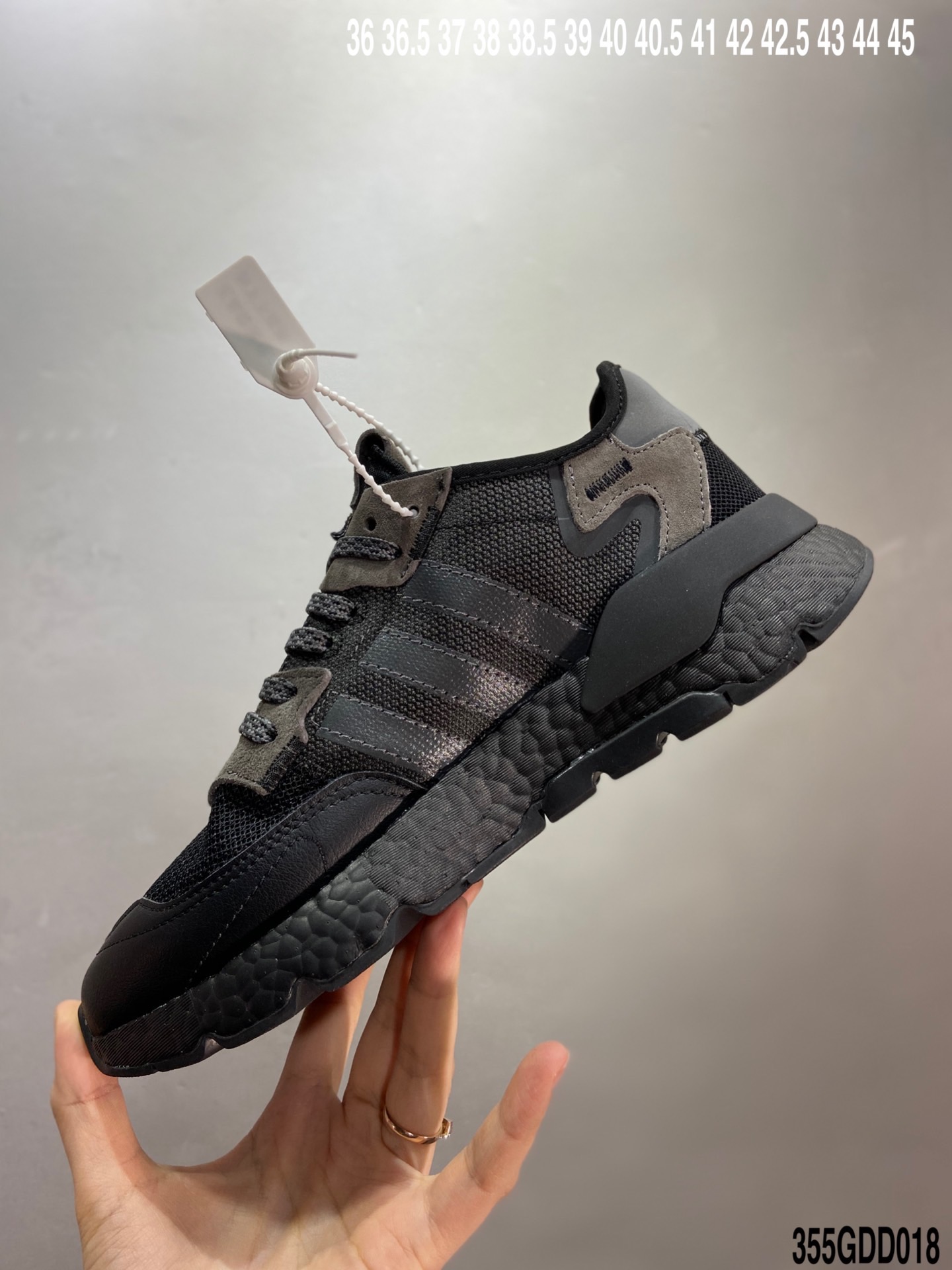 190 巴斯夫真爆 Adidas Nite Jogger 2019 Boost 亮光橘反光 联名夜行者  FW3618