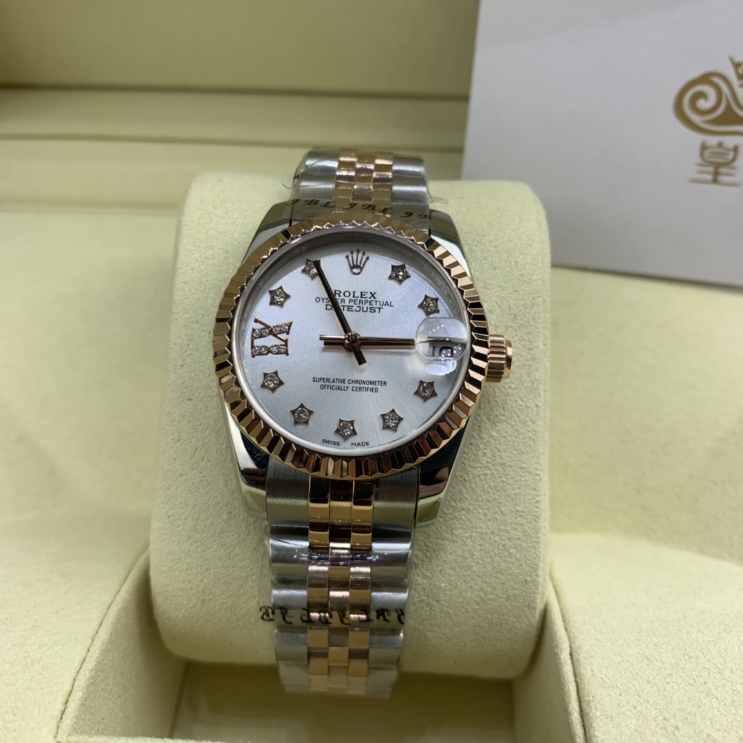 Rolex 皇家 劳家日志系列女表星星钻时间腕表
