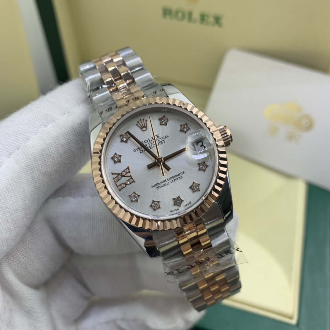 Rolex 皇家 劳家日志系列女表星星钻时间腕表