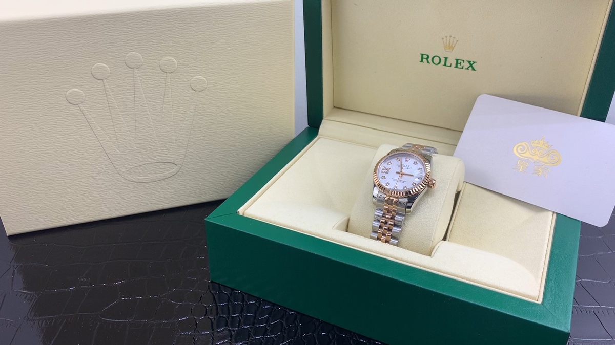Rolex 皇家 劳家日志系列女表星星钻时间腕表视频欣赏