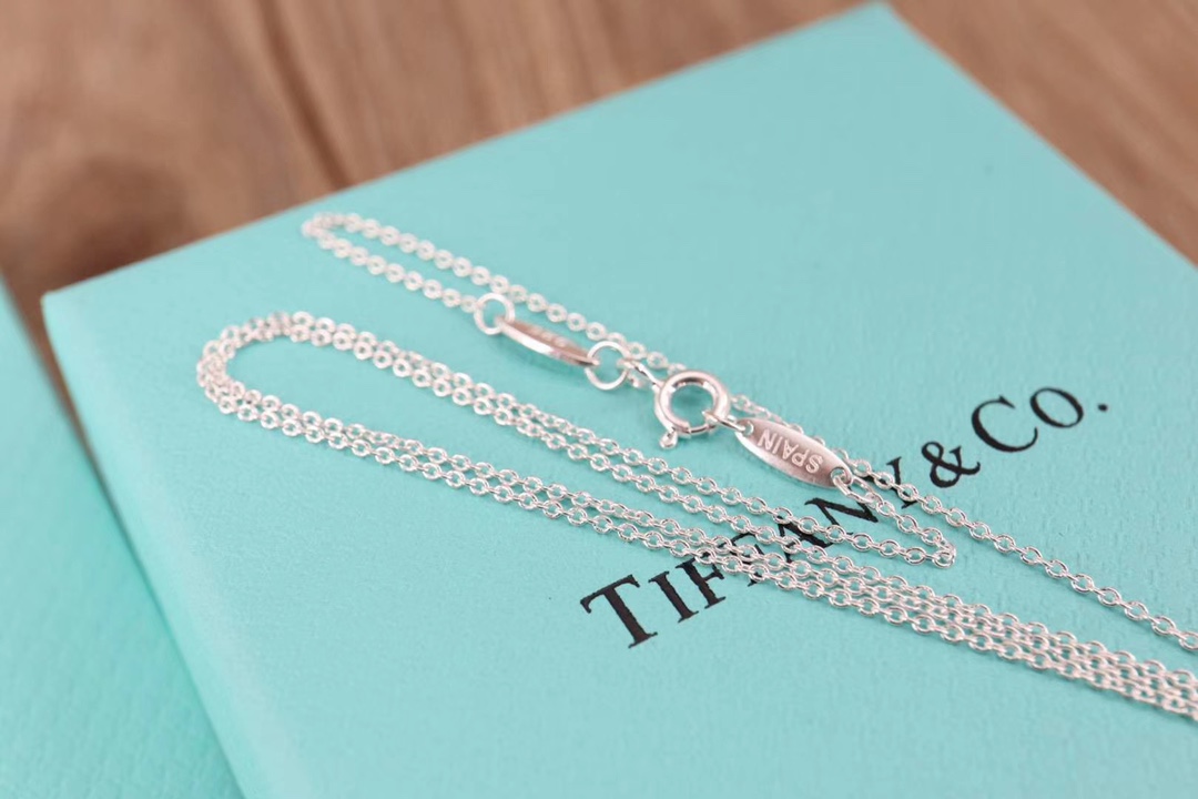 Tiffany & Co. Tiffany&Co.心形珐琅大红、爱心吊坠项链