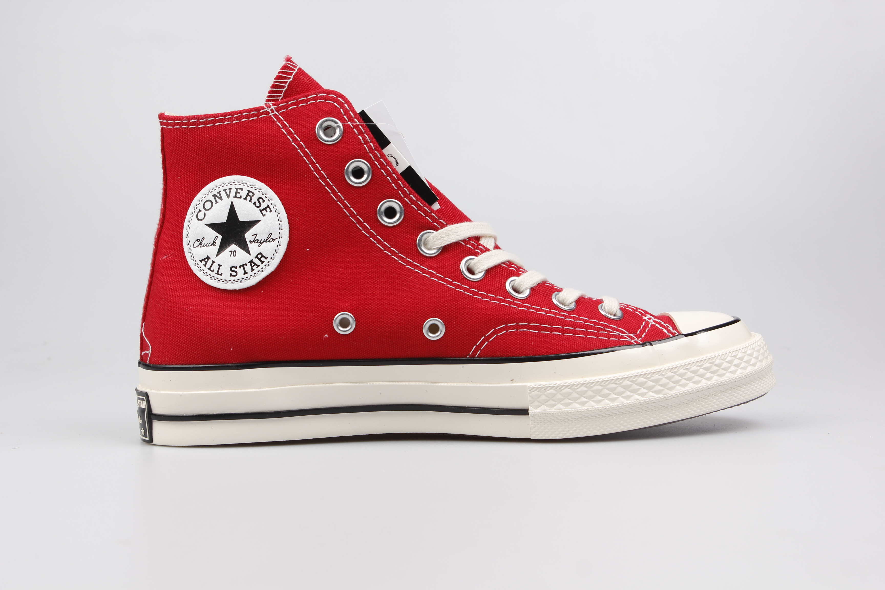 85 2018黑标升级版converse all star匡威1970S三星标红高帮帆布鞋