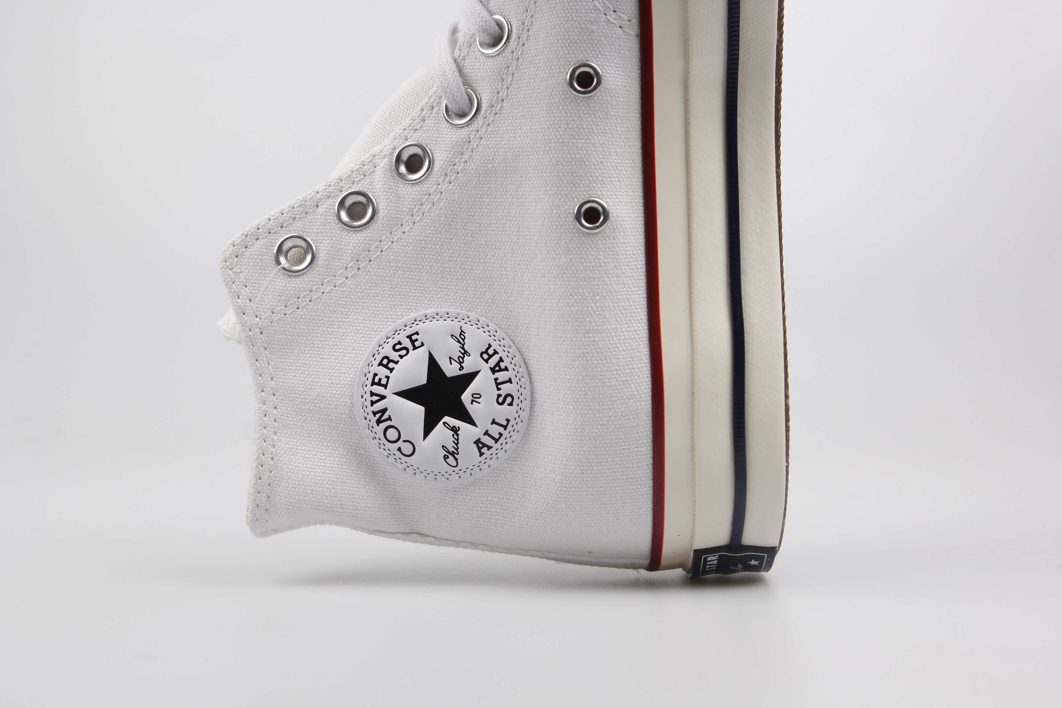 85 2018黑标升级版converse all star匡威1970S三星标红高帮帆布鞋
