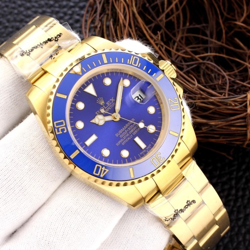 Rolex Submariner Blue Dial Gold-Tone Stainless Steel Automatic Men's Watch 11 Rolex Submariner Blue Dial Gold-Tone Stainless Steel Automatic Men's Watch