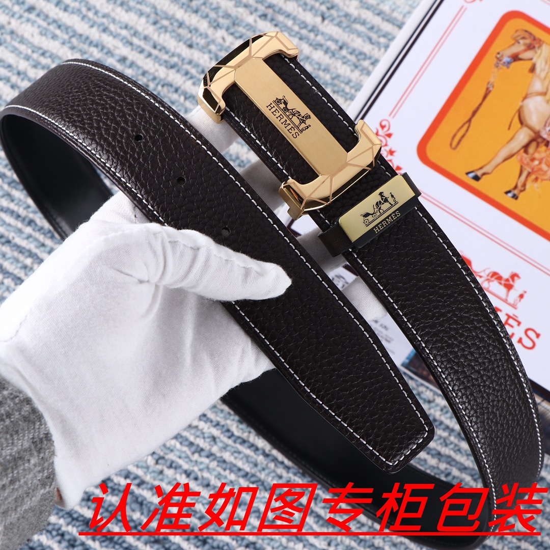 男士腰带爱马仕️原单男士皮带百分百头