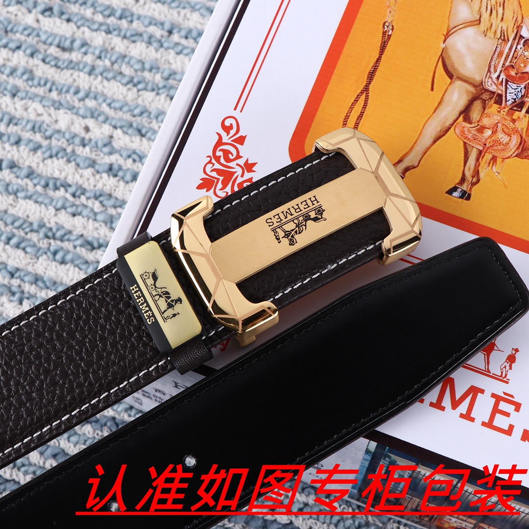 男士腰带爱马仕️原单男士皮带百分百头
