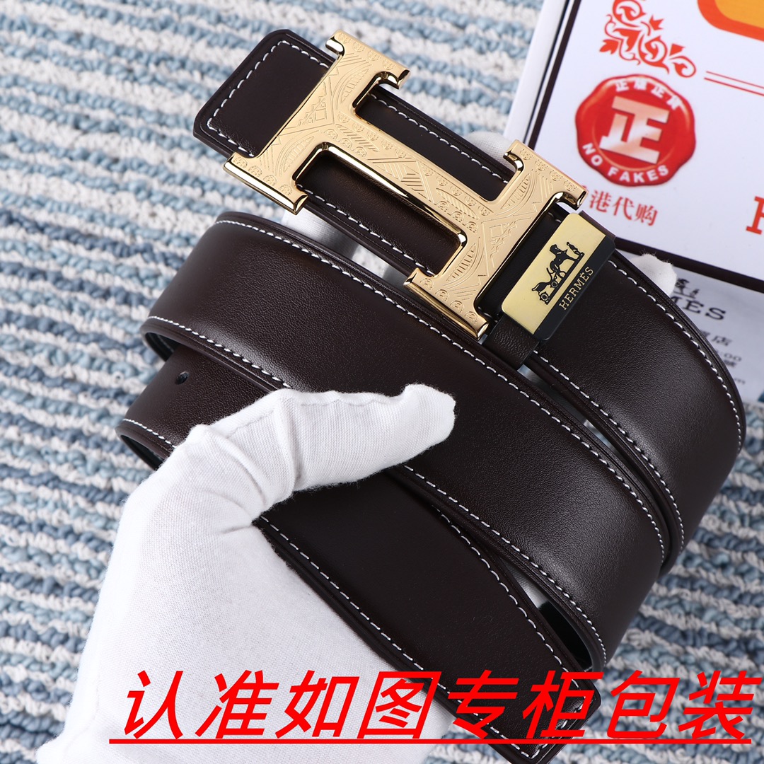 男士腰带爱马仕️原单男士皮带百分百头