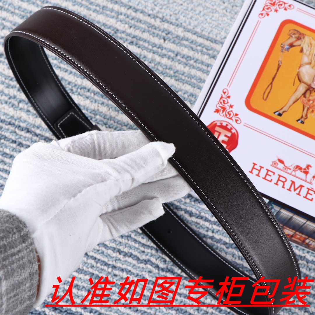 男士腰带爱马仕️原单男士皮带百分百头