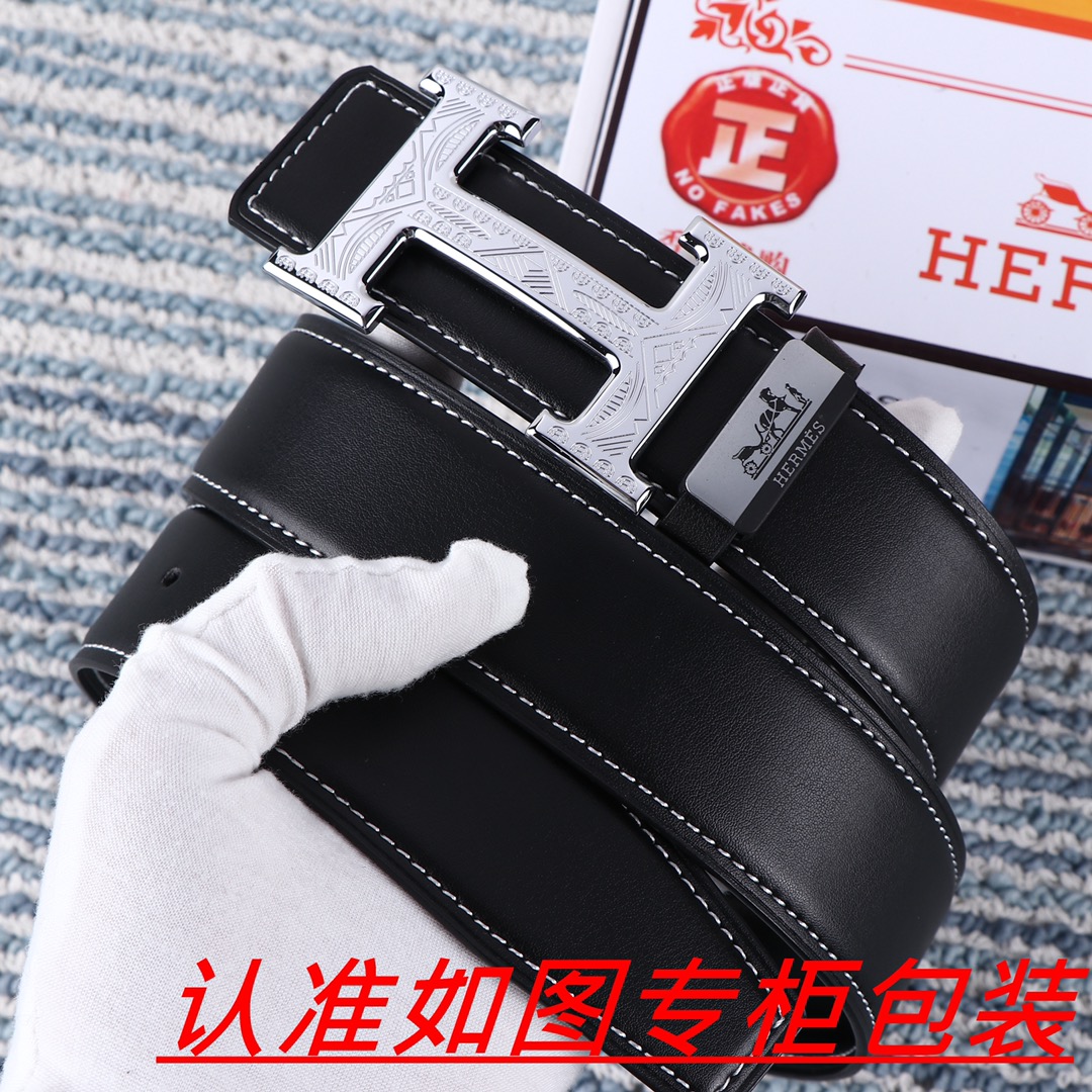 男士腰带爱马仕️原单男士皮带百分百头
