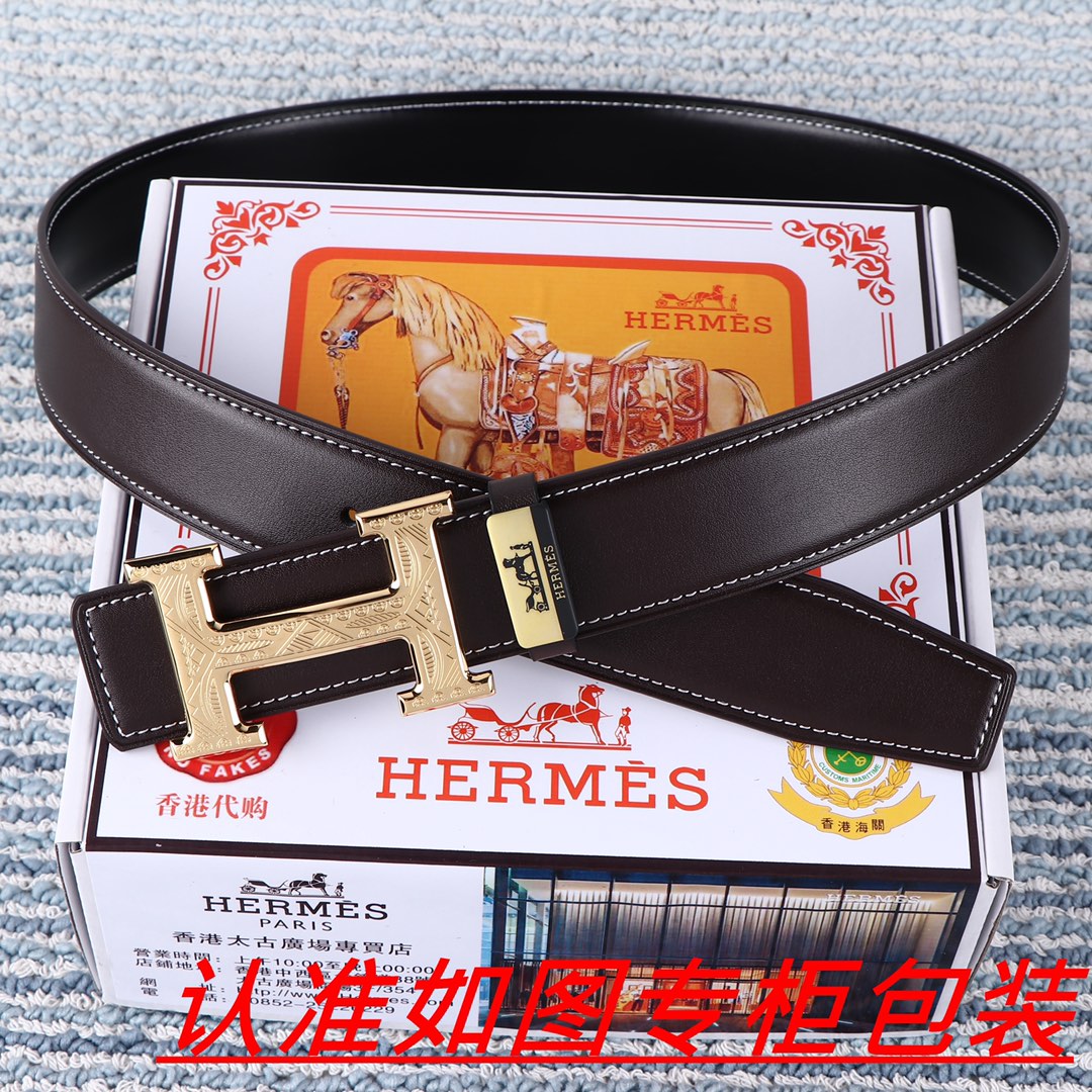 男士腰带爱马仕️原单男士皮带百分百头