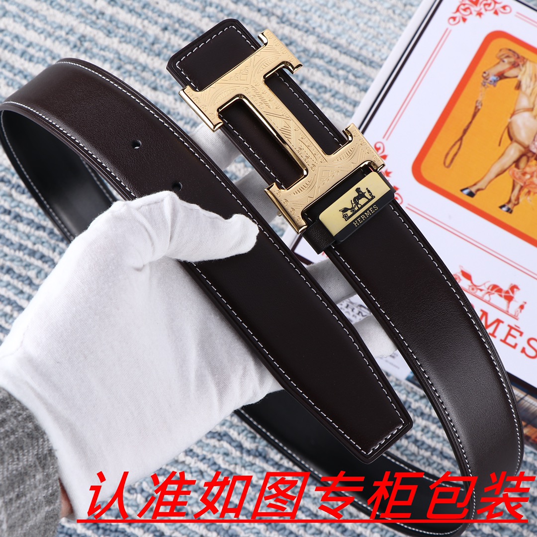 男士腰带爱马仕️原单男士皮带百分百头