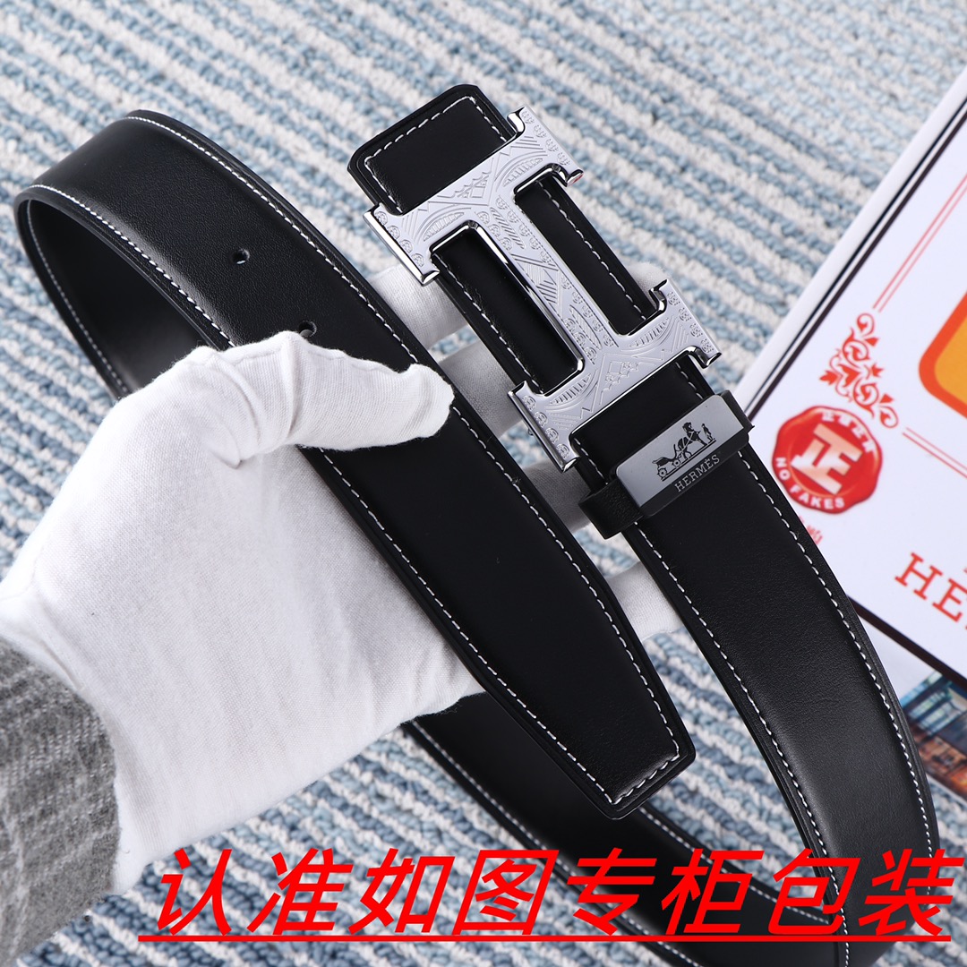 男士腰带爱马仕️原单男士皮带百分百头