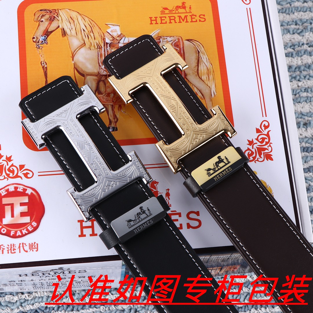 男士腰带爱马仕️原单男士皮带百分百头
