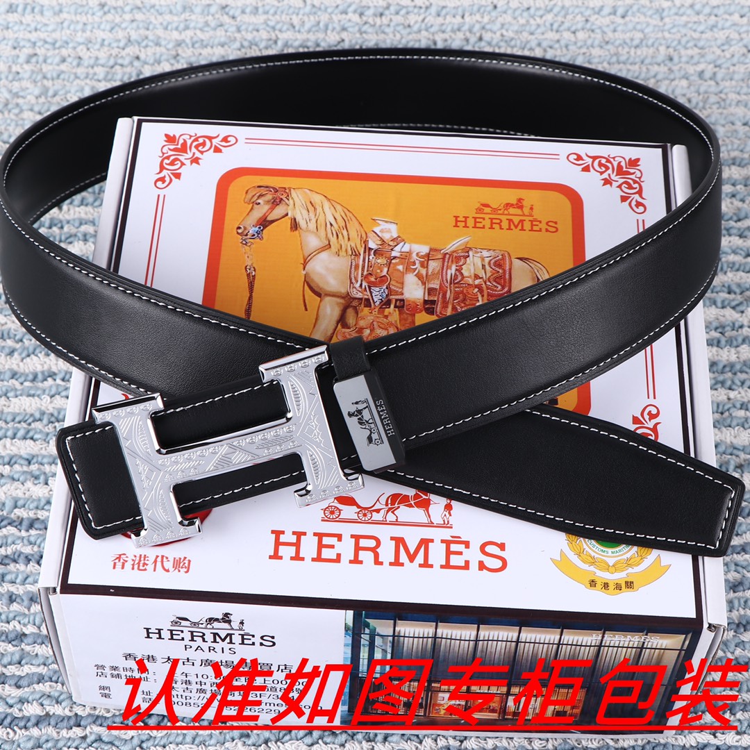 男士腰带爱马仕️原单男士皮带百分百头
