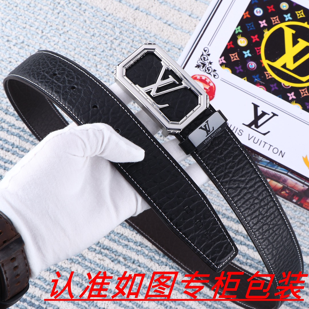 男士腰带LV路易斯登️原单男士皮带百