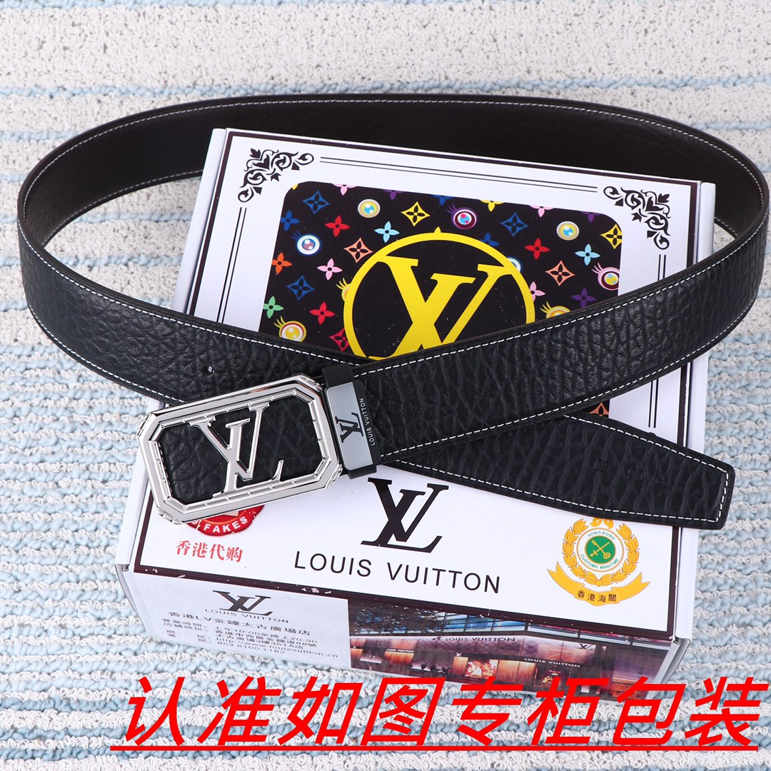 男士腰带LV路易斯登️原单男士皮带百