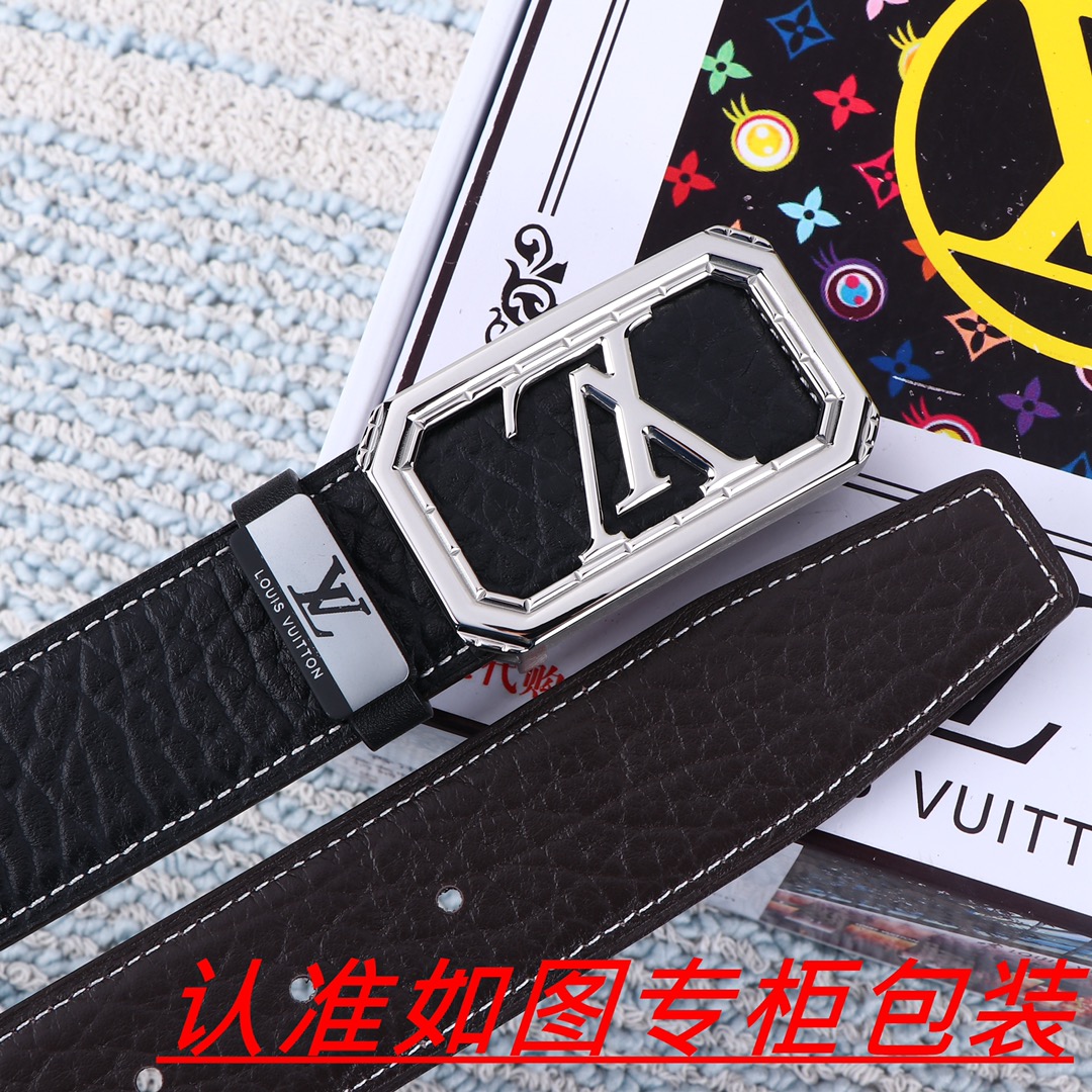 男士腰带LV路易斯登️原单男士皮带百