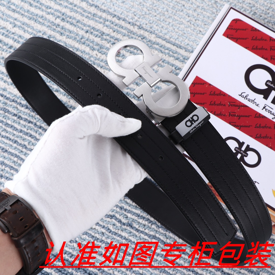 男士腰带菲拉格木️原单男士皮带百分百