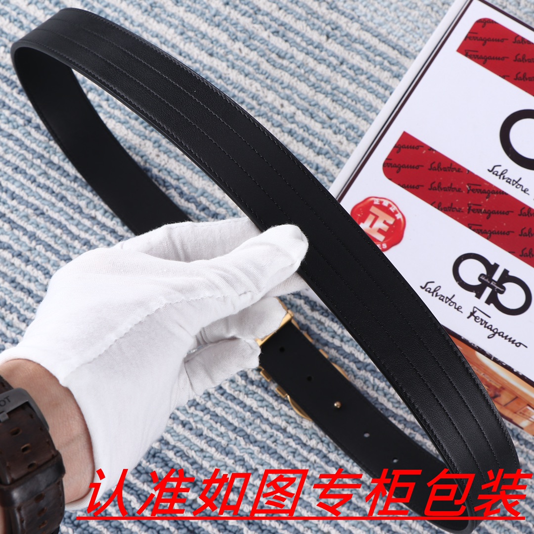 男士腰带菲拉格木️原单男士皮带百分百