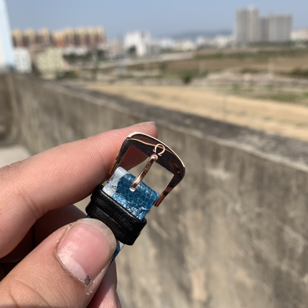 Omega 欧米茄蝶飞系列女款迷彩表带