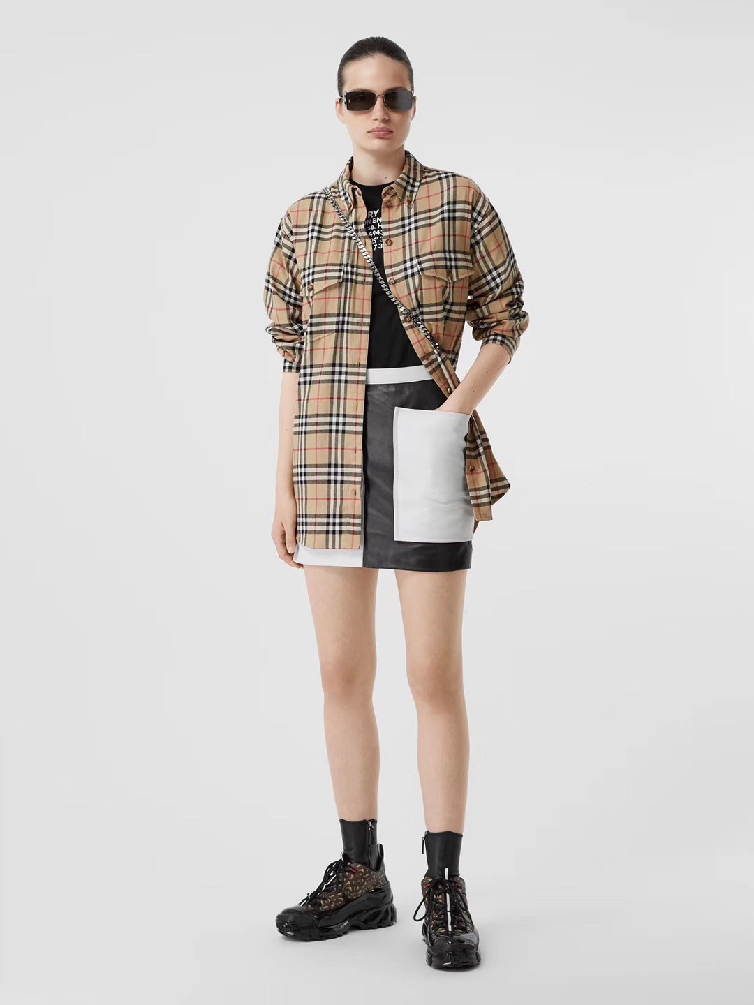 NO:318042,Vintage checked cotton flannel loose shirt size 6-8-10-12,,shirts,alexander wang19860909Vintage格纹棉质法兰绒宽松衬衫 码数 6-8-10-12,,shirts,alexander wang,Women's clothing