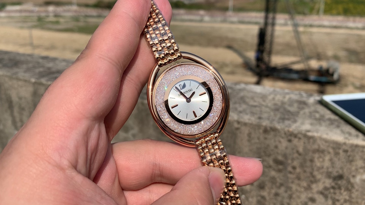 Unknown 施华洛世奇全玫瑰金女表腕表视频欣赏