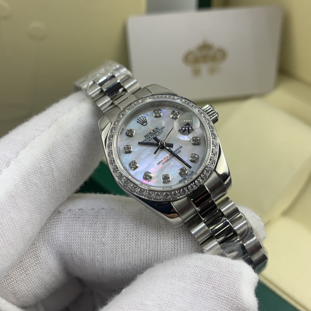 Rolex 皇家 劳力士日志系列28尺寸镶钻女款腕表