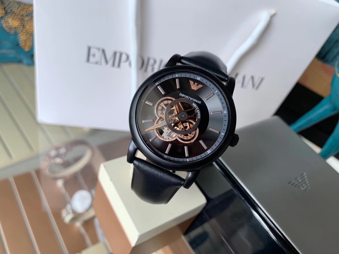 Sitio web oficial del mostrador Armani Armani nuevo modelo mecánico genuino para hombre: Ar60012 Caja: acero inoxidable…