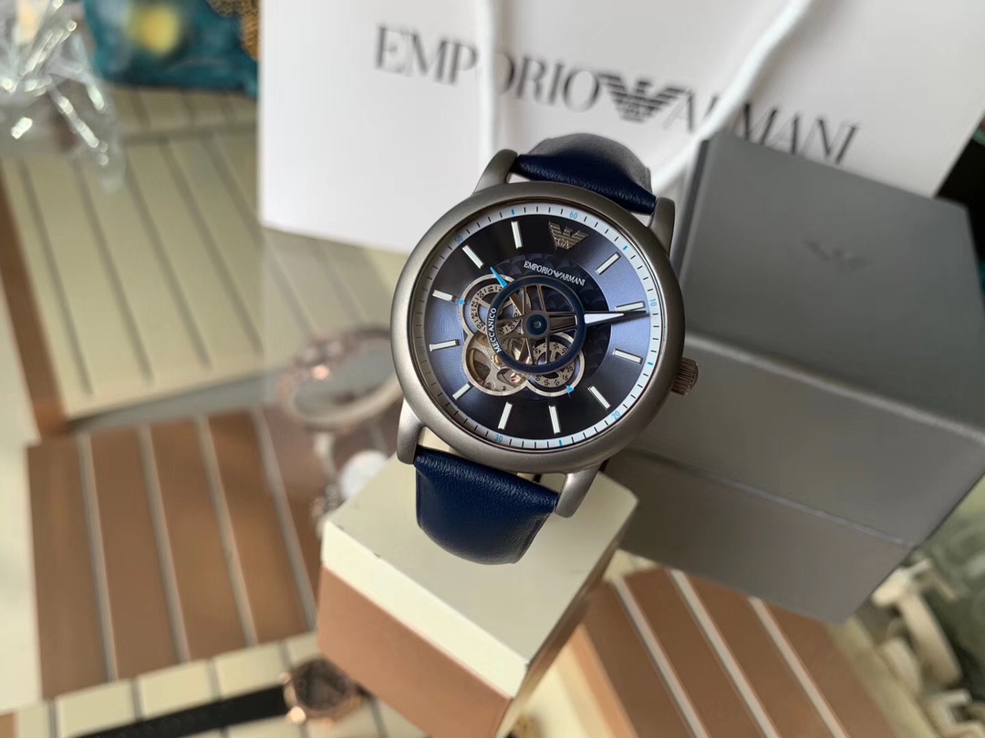 Armani Calidad genuina Modelo: Ar60011 Caja: acero inoxidable 316L, Movimiento: Maquinaria Citizen original, correa de …