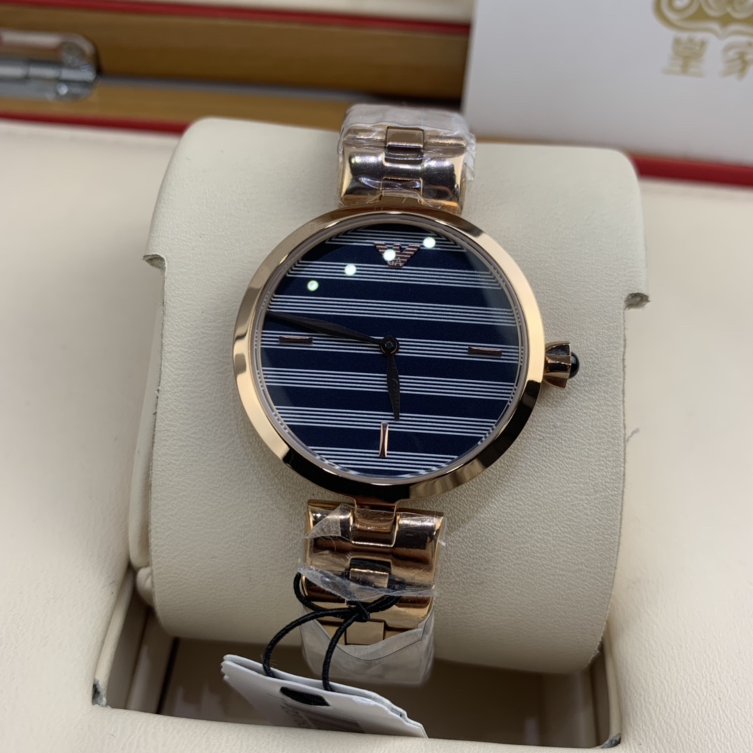 Armani 皇家 阿玛尼全玫瑰金女款腕表