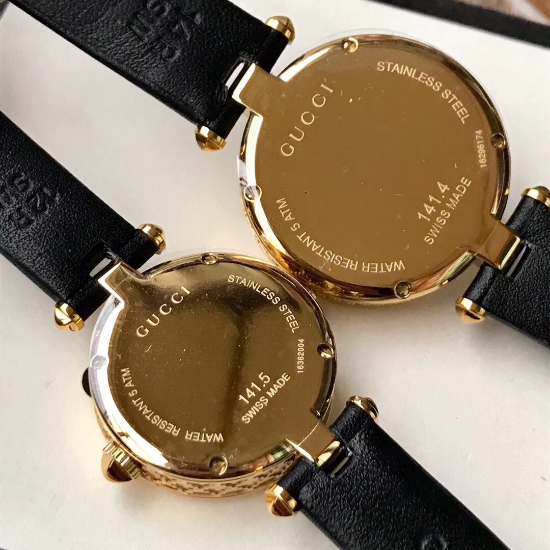 Gucci 古驰双G ，小巧玲珑女表，大号～32mm小号～27mm表径，侧面做工非常 ， 不可及